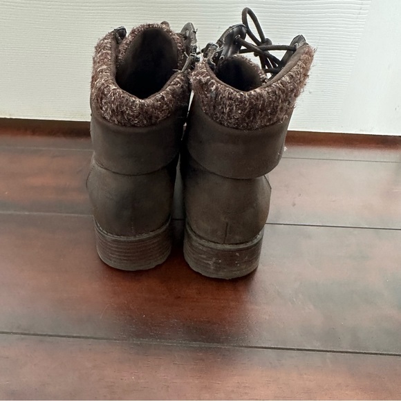 Size 9.5 Denver Hayes Women's Falen Lined Lace Up Combat Boots - Picture 3 of 6